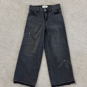 Abercrombie Kids Charcoal High-Rise Jeans